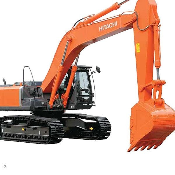 Экскаватор среднего размера Hitachi ZX 400R-3 — вес 38,9 т. ковш 1,5 - 4,3 м³